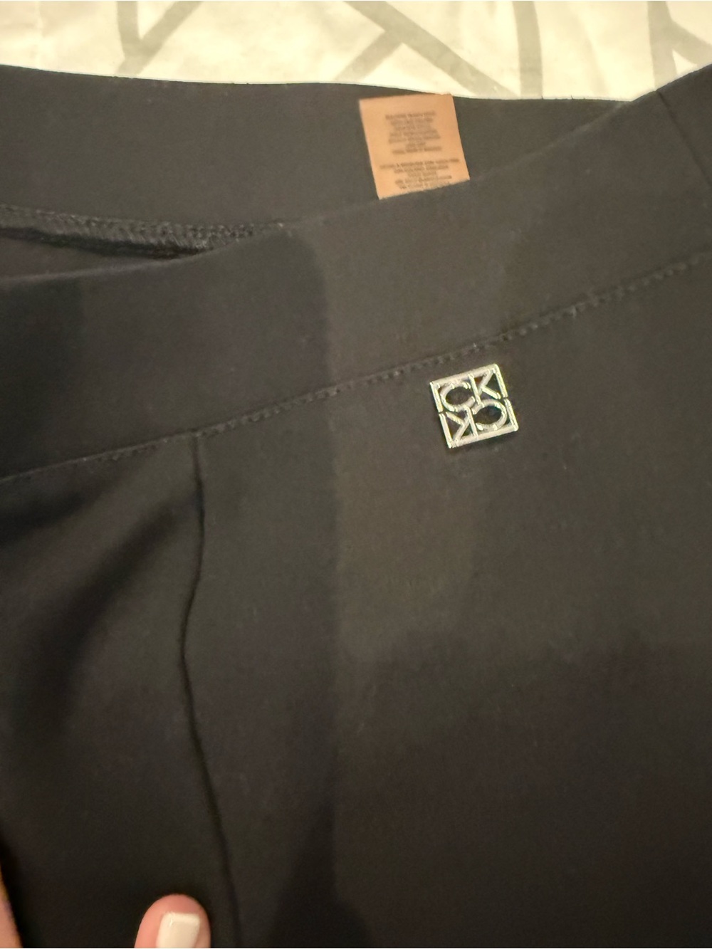 Calvin Klein Black womens Dress Pants large.